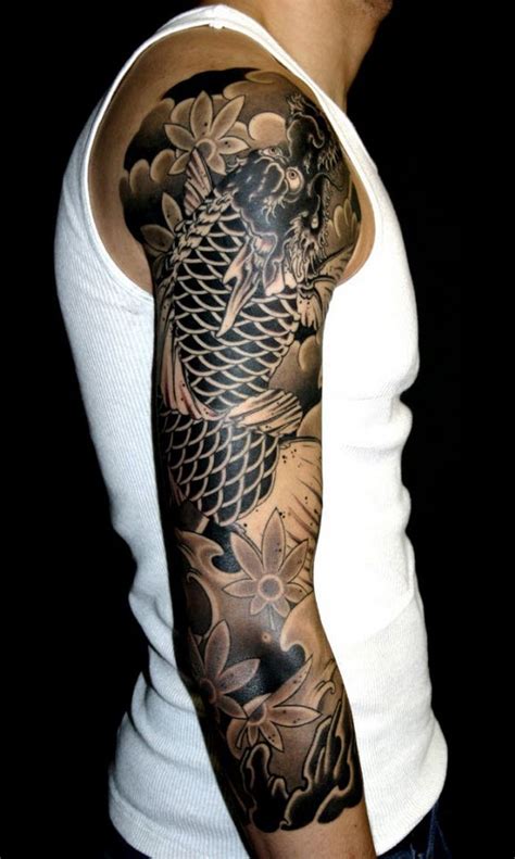 japanese black and gray tattoos